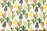 Cactus patterned Fabric printed in Korea by the Half Yard DTP(Digital Textile Printing) Method