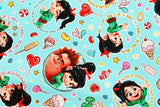 Disney Wreck-It Ralph Character Oxford Fabric made in Japan by the Half Yard