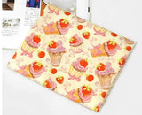 Muffin Strawberry Patterned Fabric made in Korea by the Half Yard