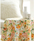 ローズガーデンの花柄生地、韓国製花柄生地(半ヤード単位)