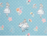 Alice in Wonderland Antibiosis Fabric made in Korea by the Half Yard