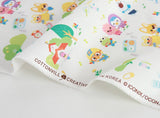 Penguin Pororo, Crong, Eddy, Loopy, Petty Korean Anime Character Fabric made in Korea by the Half Yard