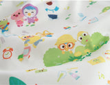 Penguin Pororo, Crong, Eddy, Loopy, Petty Korean Anime Character Fabric made in Korea by the Half Yard