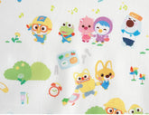 Penguin Pororo, Crong, Eddy, Loopy, Petty Korean Anime Character Fabric made in Korea by the Half Yard