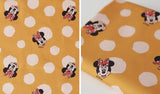 Disney Minnie Mouse Face Cotton Antibiosis Fabric printed in Korea by the Half Yard