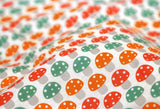 Mushroom Patterned Fabric made in Korea by the Half Yard