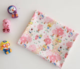 Penguin Pororo, Crong, Eddy, Loopy, Petty Korean Anime Character Fabric made in Korea by the Half Yard
