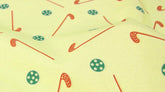Golf Patterned Fabric made in Korea by Half Yard