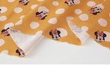 Disney Minnie Mouse Face Cotton Antibiosis Fabric printed in Korea by the Half Yard