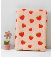 Strawberry Patterned Fabric made in Korea by the Half Yard