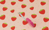 韓国製のイチゴ柄生地(半ヤード単位)