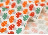 Mushroom Patterned Fabric made in Korea by the Half Yard