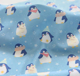 Cute Penguin Fabric made in Korea by Half Yard