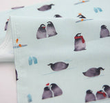 Cute Penguin Fabric printed in Korea by the Half Yard