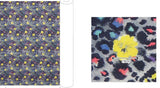 Leopard Flowers Patterned Fabric made in Korea by the Half Yard