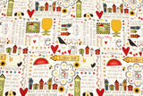 Bless This Home printed Fabric for Henry Glass by the Half Yard