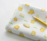 韓国製のひよこ柄生地(ハーフヤード)