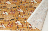Egypt Patterned Fabric made in Korea by Half Yard