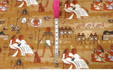 Egypt Patterned Fabric made in Korea by Half Yard