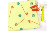 Golf Patterned Fabric made in Korea by Half Yard