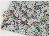 Wild Flower patterned Fabric, Floral Fabric made in Korea by the Half Yard