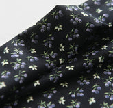 Blueberry patterned Fabric made in Korea by the Half Yard Digital Textile Printing Method