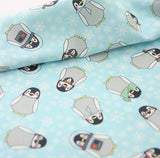 Cute Penguin Fabric made in Korea by Half Yard