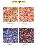 Petite Flowers Floral Patterned Fabric made in Korea by the Half Yard