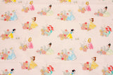 Disney Princess Snow White Cinderella Tiana Belle Aurora Ariel Fabric printed in Korea by the Half Yard