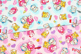 Japanese Anime Egg Angel Coco Tama Character Fabric made in Japan by the Half Yard