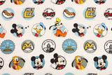 ディズニー ミッキーマウス ドナルドダック グーフィー コットン生地 韓国で半ヤード単位でプリント