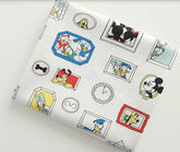Disney Mickey Minnie Mouse Donald Duck Daisy Pluto Cotton Fabric printed in Korea by the Half Yard