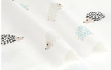 Hedgehog patterned Fabric made in Korea by Half Yard Digital Textile Printing