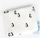 韓国製の折り紙ペンギン生地(半ヤード)