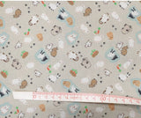 兔子圖案布料,可愛,兒童,縫紉,被子,韓國製造,半碼