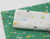 韓国製の恐竜柄生地(半ヤード単位)