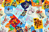 Disney Pixar Toy Story 4 Characters printed in Korea by the Half Yard