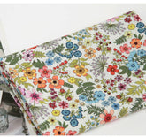 花卉圖案布料,韓國製造半碼花卉布料