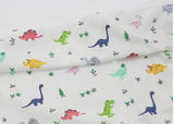 彩色恐龍圖案布料,可愛,兒童,縫紉,被子,韓國製造,半碼
