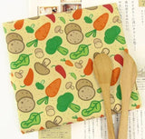 野菜のキノコ、ジャガイモ、ニンジン、ブロッコリー、唐辛子の生地は、韓国でハーフヤードDTP(デジタルテキスタイルプリント)方式で作られています。