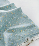 Dandelion Flower patterned Fabric made in Korea by Half Yard
