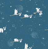 Disney Dumbo Stork Fairy Tale Antibiosis Fabric by the Half Yard