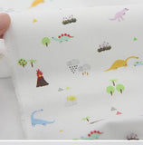 半碼韓國製造恐龍圖案布料