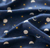 Stars Lunar Moon Patterned Fabric made in Korea by the Half Yard