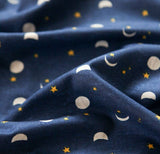 Stars Lunar Moon Patterned Fabric made in Korea by the Half Yard