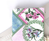 韓国製花柄ガーデン柄生地 ハーフヤード / 45 x 140cm 18" x 55"、コットンリネン