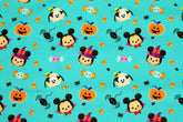 Disney Tsum Tsum Cotton Fabric printed in Korea by the Half Yard