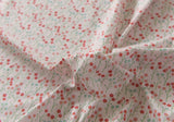 Lovely Petite Flowers Floral patterned Fabric made in Korea by the Half Yard