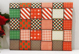 Christmas Check patterned Fabric made in Korea by the Half Yard