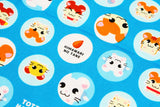 Hamtaro Tottoko Hamutaro Character Cotton Fabric made in Japan by the Half Yard